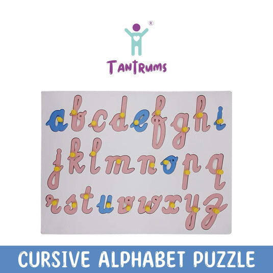 Cursive Alphabet Puzzle